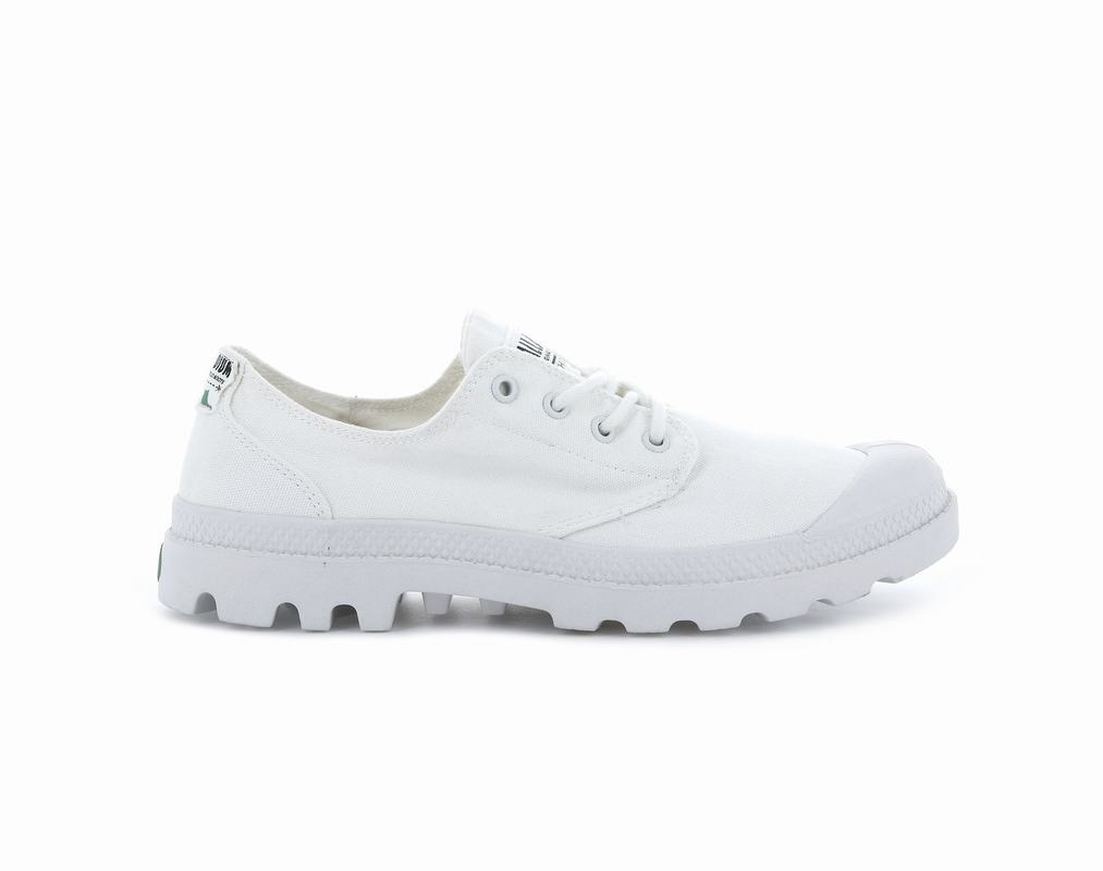 Palladium Pampa Ox Organic Men's Shoes White (LZGU27018)